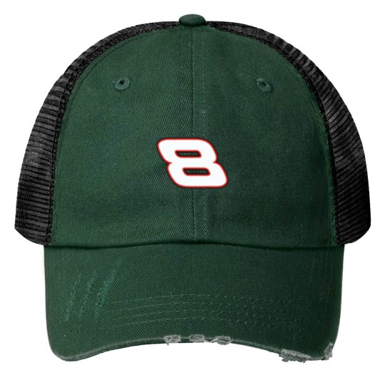 Discover 8 Dale Earnhardt Jr. Print Trucker Hats