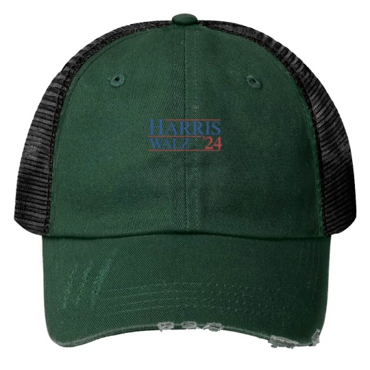 Discover Harris Walz 2024 Print Trucker Hats Collection