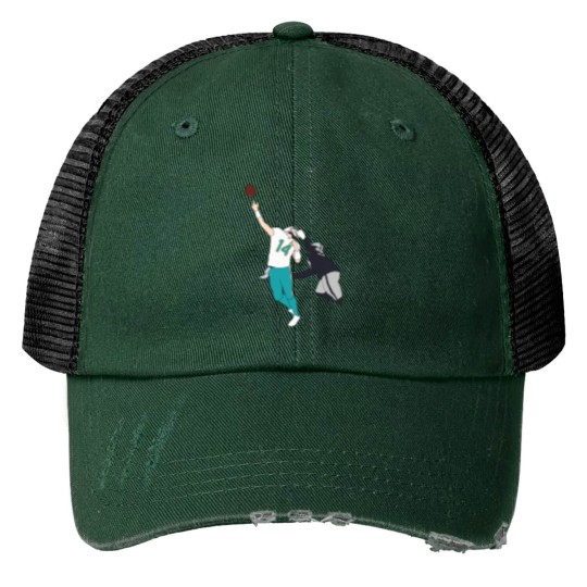 Discover MiamiDolphins Ryan Fitzpatrick Print Trucker Hats