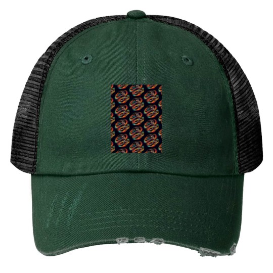 Discover Dance With deaths Print Trucker Hats