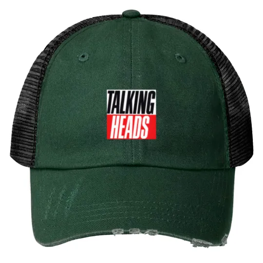 Discover Talking Heads Print Trucker Hats