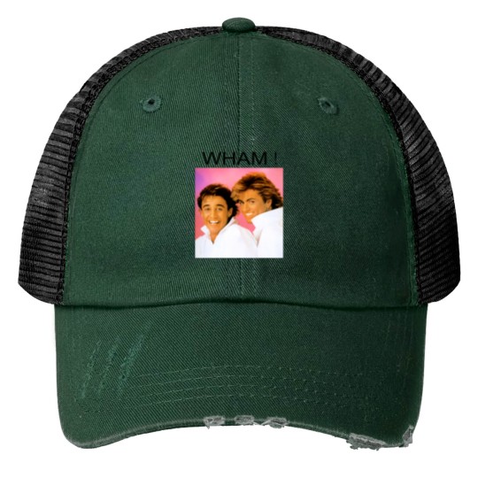 Discover George Michael Wham Print Trucker Hats, George Michael Last Christmas Print Trucker Hats