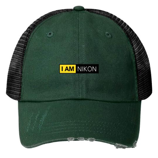 Discover Nikon Camera I Am Nikon Print Trucker Hats