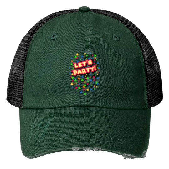 Discover Cinq nuits chez Freddy - FNAF - Let's Party - Jouet Chica Print Trucker Hats