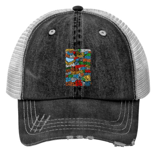 Discover Lennon Imagine Quote Print Trucker Hats