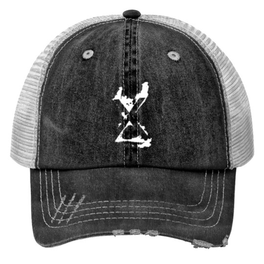 Discover X band logo x band los angeles Print Trucker Hats