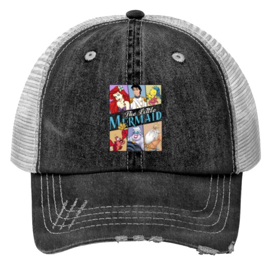 Discover Vintage Little Mermaid  Print Trucker Hats