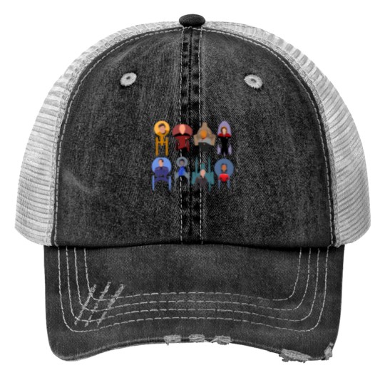 Discover Trek ships & captains 2020 Print Trucker Hat