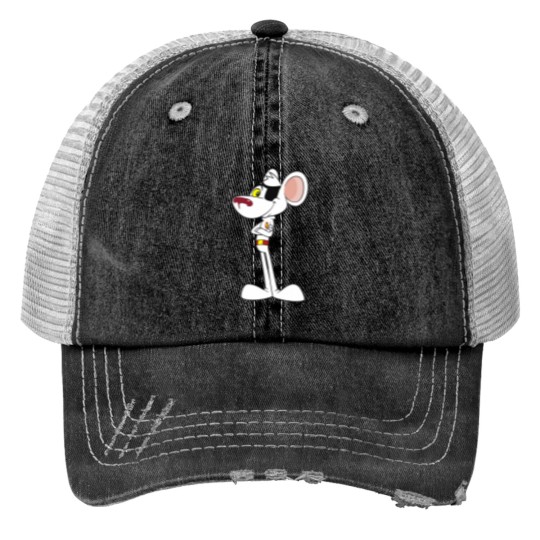 Discover Danger Mouse Print Trucker Hats