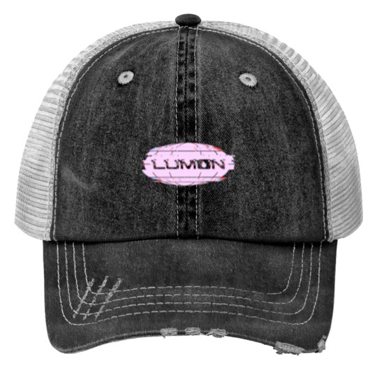 Discover Lumon Glitched (Severance) Print Trucker Hats