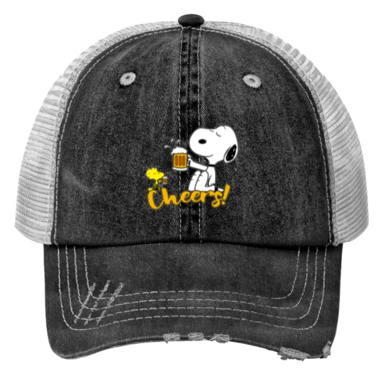 Discover Snoopy Cheers Beer! - Snoopy - Print Trucker Hats