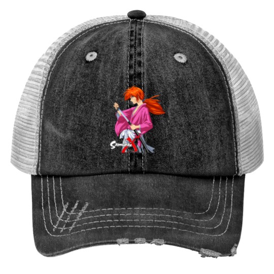 Discover Himura Kenshin Battousai Samurai X Print Trucker Hats