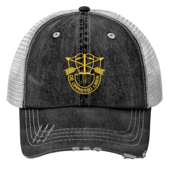 Discover De Oppresso Liber Print Trucker Hats