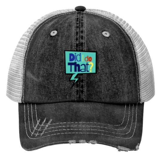 Discover Urkel Print Trucker Hats