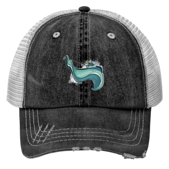 Discover Surfing the waves Print Trucker Hats
