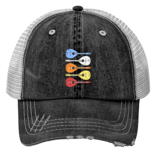 Discover Vintage Mandolin Print Trucker Hats