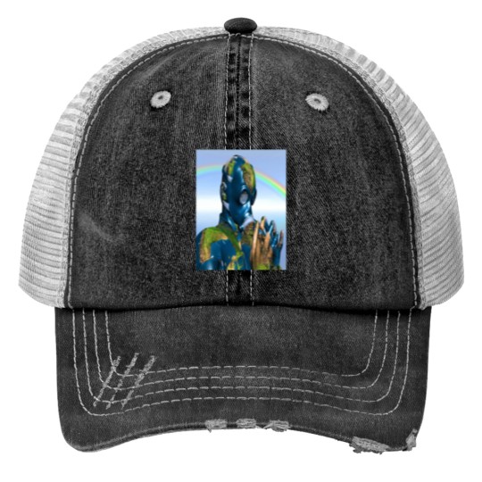 Discover World Pollution 2 Print Trucker Hats