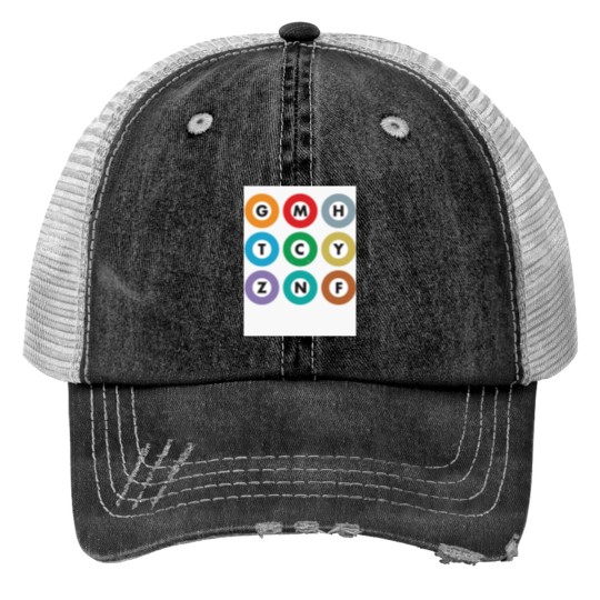 Discover TOKYO METRO Baseball ¾ Sleeve Print Trucker Hats