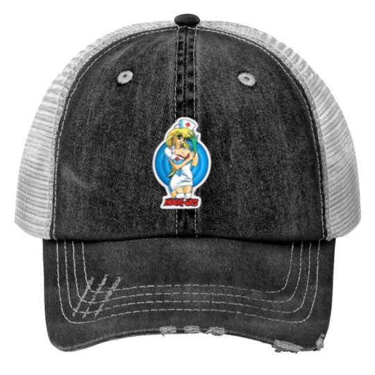 Discover Hook-Postal Service HookUps Blink Nurse t Print Trucker Hats