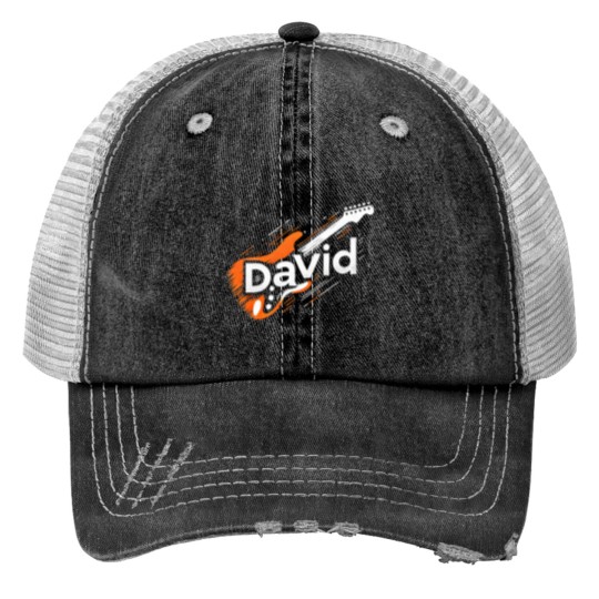 Discover David D1 Print Trucker Hats