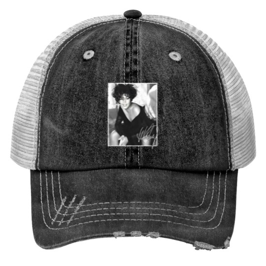 Discover Whitney Houston Print Trucker Hats