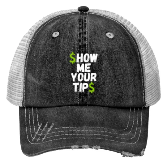 Discover Mixology Bartending Cocktails Mixologist Show Me Your Tips Classic Print Trucker Hats