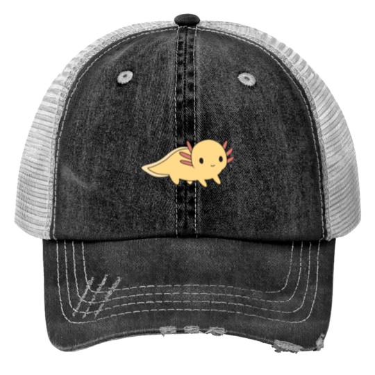 Discover Golden Axolotls Classic Print Trucker Hats
