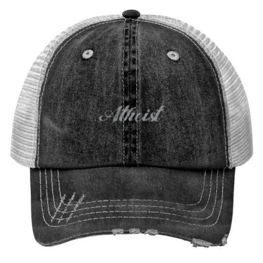 Discover Atheist  Essential Print Trucker Hats