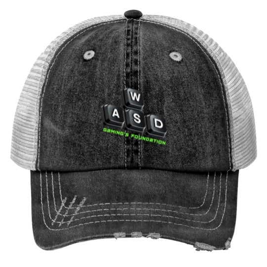 Discover Gaming's Foundation Oversized Print Trucker Hats