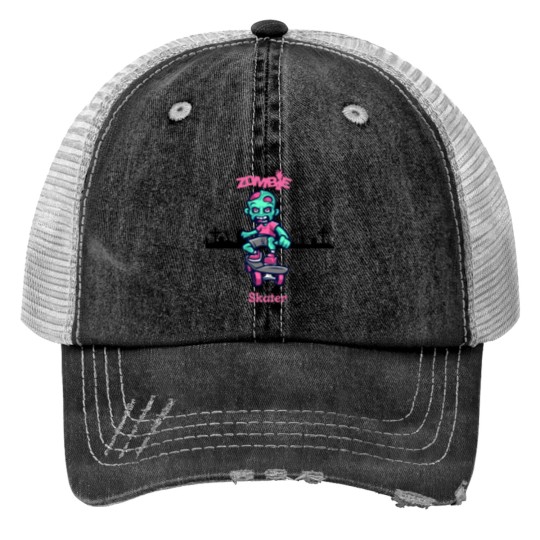Discover zombies Classic Print Trucker Hats
