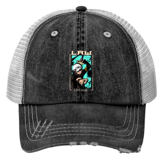 Discover Trafalgar Law - One pieces Classic Print Trucker Hats