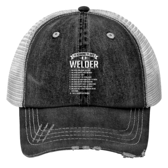 Discover 10 Reasons To Rate A Welder Print Trucker Hats