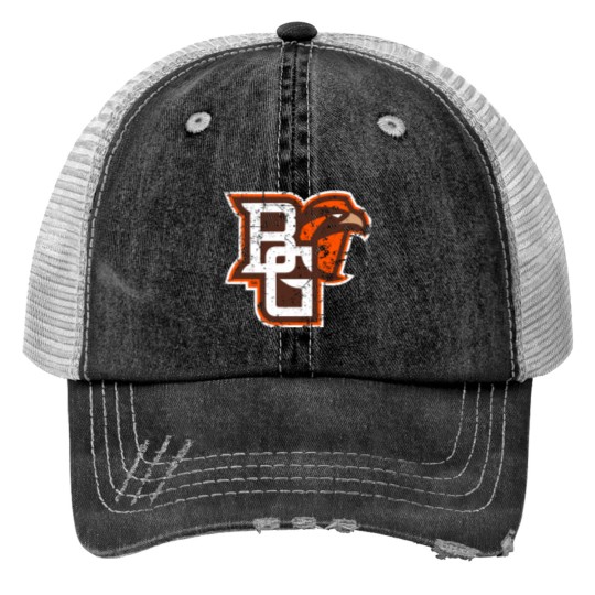 Discover BG Falcons Distressed Print Trucker Hats
