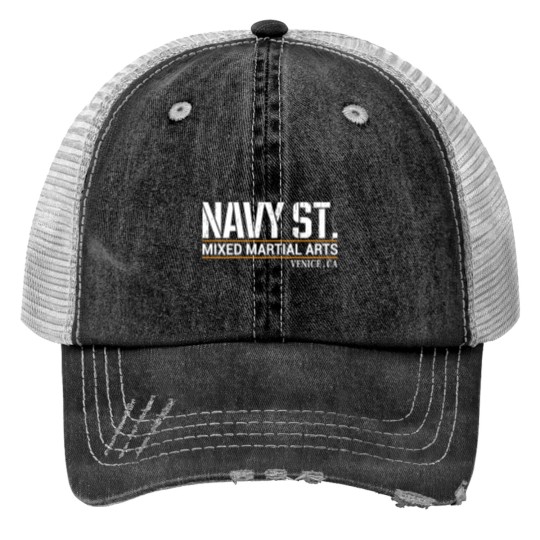 Discover Navy St. Vintage Design, Navy Street Print Trucker Hats