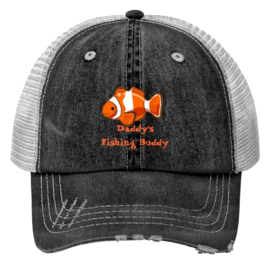 Discover Daddy's Fishing Buddy Infant Print Trucker Hats
