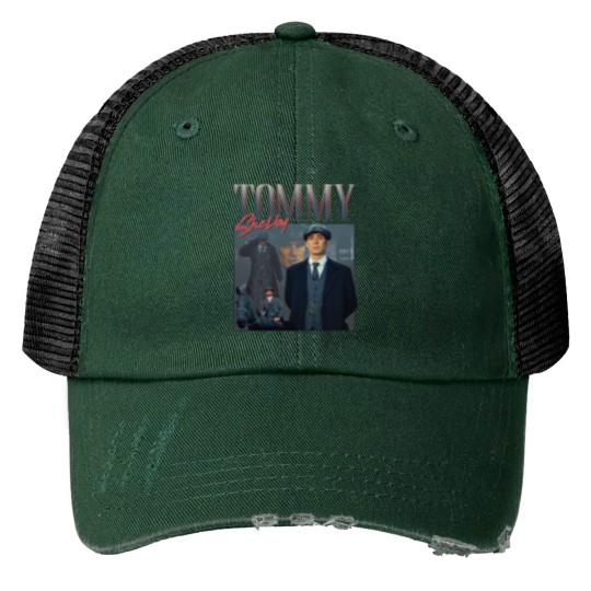 Discover Tommy Shelby Homage Print Trucker Hats Print Trucker Hats Top Peaky TV Show Gift Tom Thomas By Order Cillian Murphy