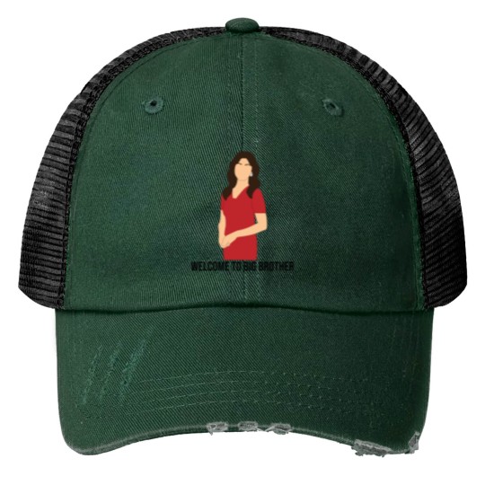 Discover Big Brother TV Show Julie Chen - Welcome To Big Brother Print Trucker Hats