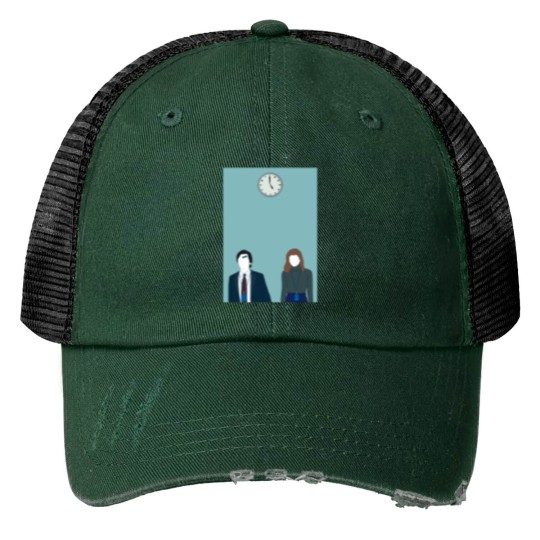 Discover Severence Helly and Mark Premium Scoop Print Trucker Hats