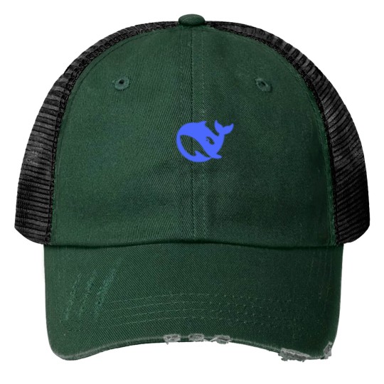 Discover DeepSeek Logo -3 Print Trucker Hats