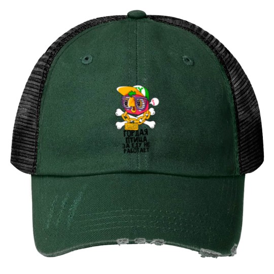 Discover funnys soviets russians Cartoon Cool Parrot -1 Print Trucker Hats