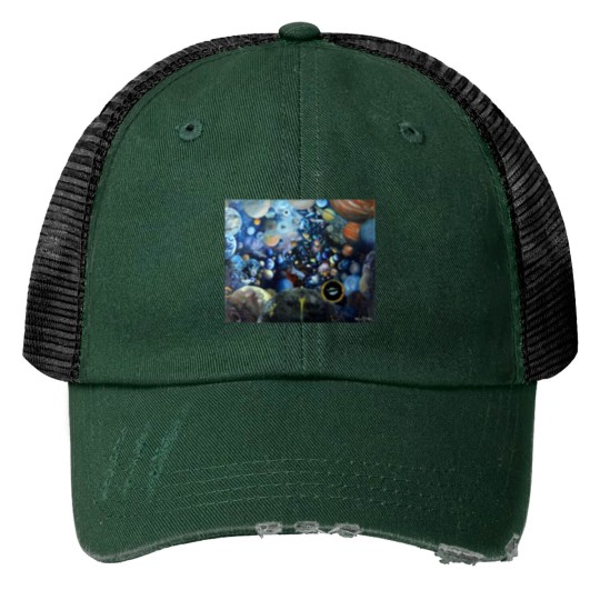 Discover Planets Print Trucker Hats