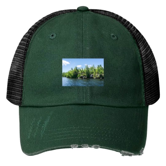 Discover Sunshiny Day Sail Up Norths - Georgian bays Canadian Landscapes Print Trucker Hats