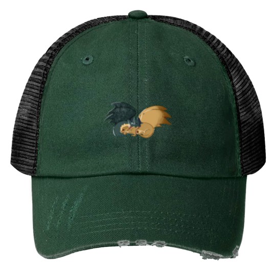 Discover dragons Cuddles Print Trucker Hats