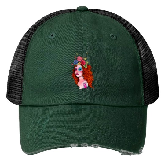 Discover Chappell Roan Pink Pony Club original illustration - midwest princess Print Trucker Hats