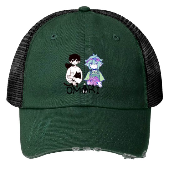 Discover omori Print Trucker Hats