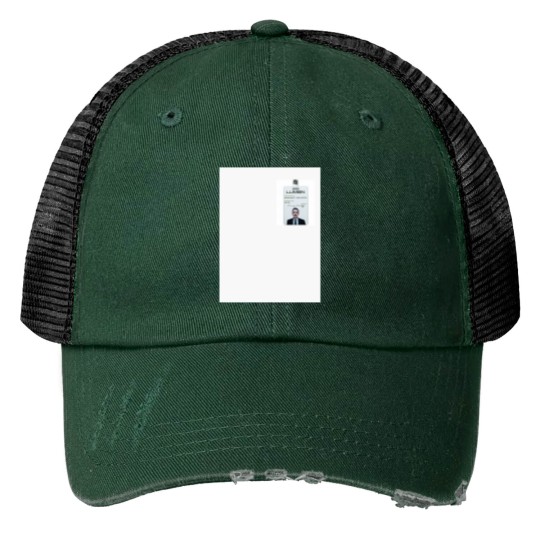 Discover Severance series lumon industries IRVING BAILIFF Badge fan works   by ironpalette Print Trucker Hats