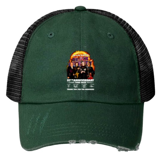 Discover Black Sabbath Band back to the beginning 2025 Print Trucker Hats