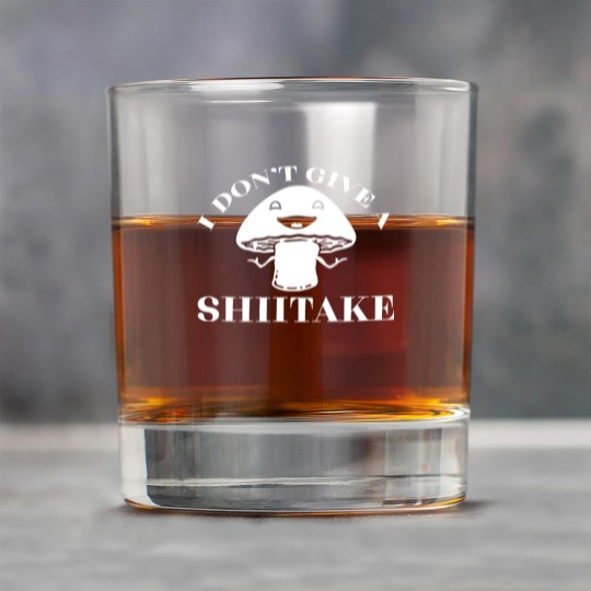 Discover I Dont Give A Shiitake Funny Joke Adult Rock Glasses