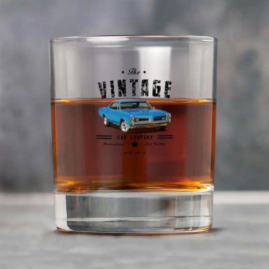 Discover Vintage Car Company Rock Glasses