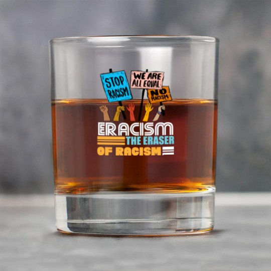 Discover Eracism the Eraser of Racism Black lives matter Rock Glasses